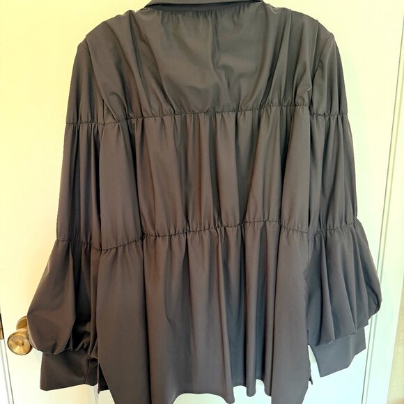 IC Connie K USA Charcoal Layered Zipper Jacket – Large, NWT - Picture 2 of 13